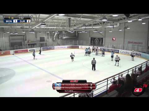 HK Ozolnieki/MONARCH - HK Dinamo Juniors (3:5) vārtu guvumi (16.11.2013)