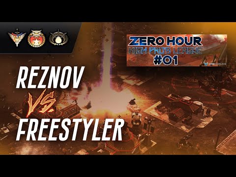 Freestyler vs Reznov 9 games! Gamereplays PRO league! Generals Zero Hour