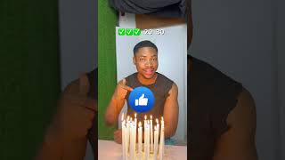 Quantas velas consigo apagar ?