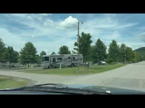 Video as we are entering the campground