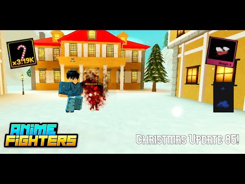 WINTER! New Christmas Update 85 + Incubator Buff In Anime Fighters Simulator!
