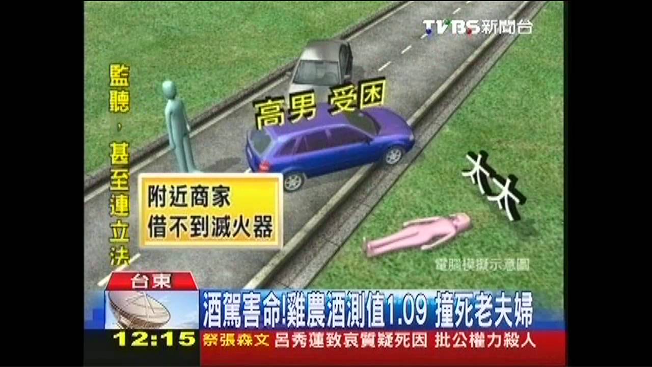 酒駕害命!雞農酒測值1.09 撞死老夫婦