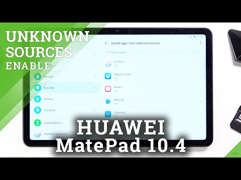 How to Allow Unknown Sources on HUAWEI MatePad 10.4 – Download Apps From Unknown Sources