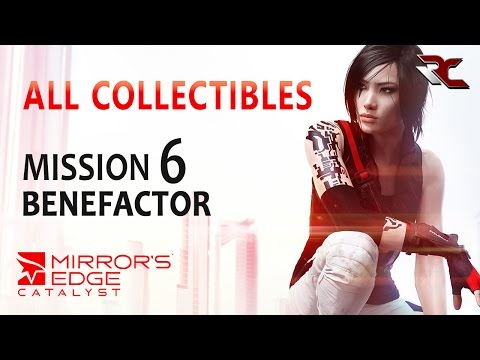 Mirror's Edge Catalyst - All Collectibles Mission 6 "Benefactor" Secret Bags, Documents, Recordings