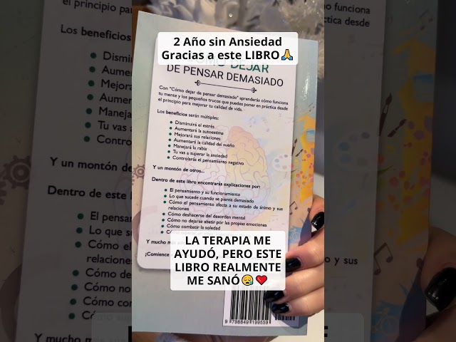 Vídeo relacionado con Tu último libro sobre la ansiedad: El autoconocimiento y recursos que necesitas tener a mano para regularla y vivir en calma