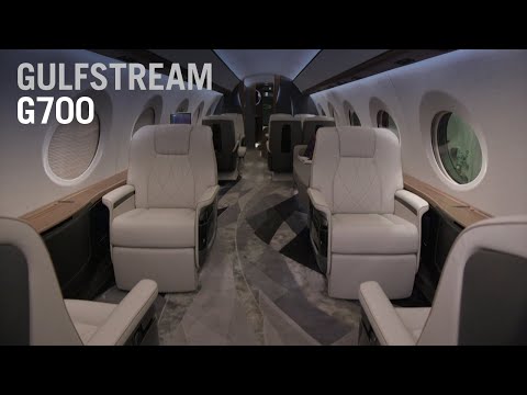 Take a Full Tour of Gulfstream's new G700 Aircraft - AIN Video