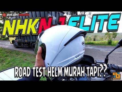 ROAD TEST NHK N1 ELITE!! HELM OPEN FACE BUDGET PELAJAR YG NYAMAN