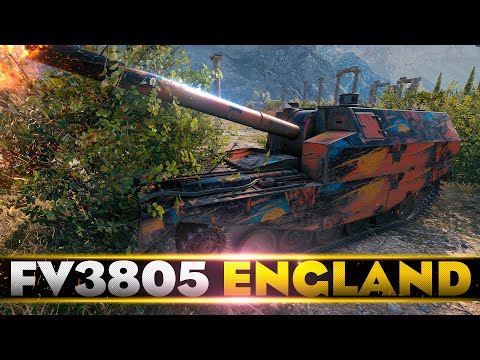 FV3805 • ARTILLERY MADE 9 FRAGS • WoT Gameplay