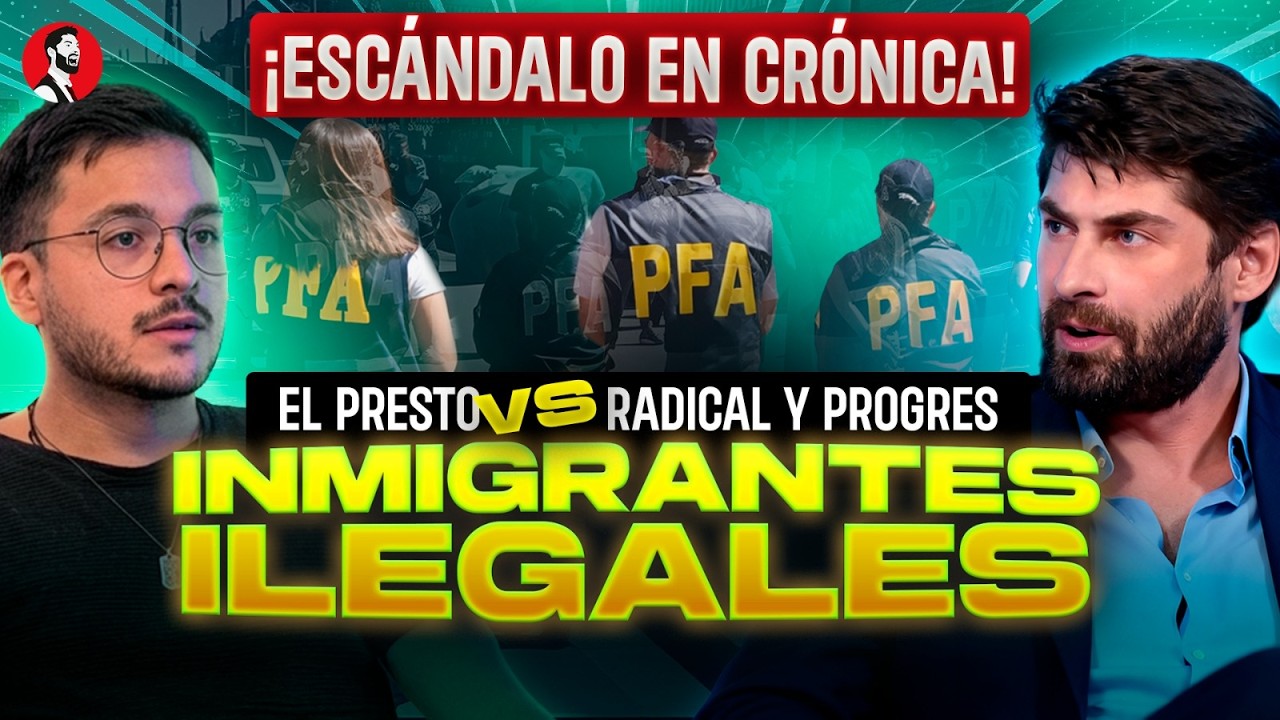El Presto EXPLOTA EN VIVO en CrónicaTV:  “EL INMIGRANTE ILEGAL ES UN CÁNCER” | Furia de los PROGRES