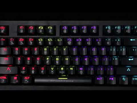 Klaviatūra Klav.Marvo Scorpion KG917 mėlynas switch video
