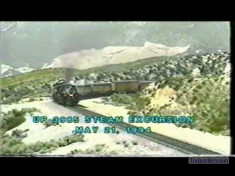 Steam Railroad Series 32 - UP 3985 on Cajon Pass May 21/22, 1994