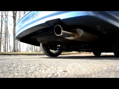 1998 Ford ZX2 Kami header and 2.5 trubenz exhaust