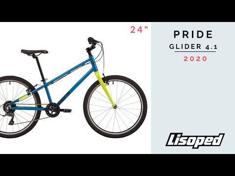 Велосипед 24" Pride GLIDER 4.1 2020, бирюзовый (SKD-23-22)