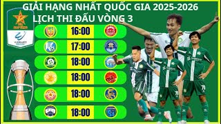 MATCH SCHEDULE FOR ROUND 3 OF NATIONAL FIRST CLASS 2025-2026