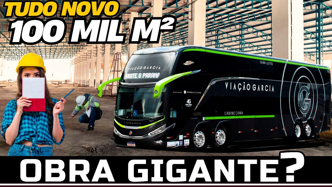 A Gigante CONSTRUÇÃO DA Viação GARCIA em Londrina | É 2x O TAMANHO DO ESTÁDIO DO PACAEMBU