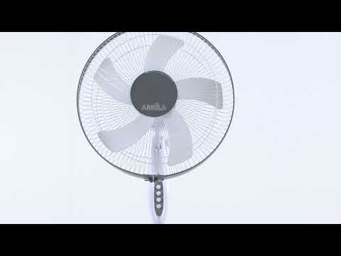 Vídeo de Belmonte Ventilador de Pie Blanco y Gris 3 Velocidades Fabrilamp