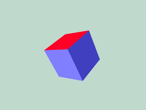 WebGL Tutorial 02 - Rotating 3D Cube