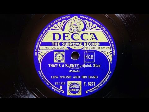 Lew Stone and His Band – That’s A Plenty