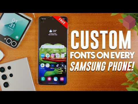 Install 500+ One UI Fonts on ALL Samsung Galaxy For FREE! - WORKING Method 2025