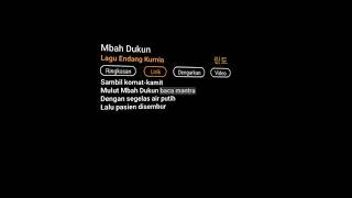 Download lagu Lirik lagu Mbah dukun mp3
