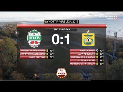 FK Liepāja/Mogo - FK Ventspils 0:1 labākie momenti (7. okt.)
