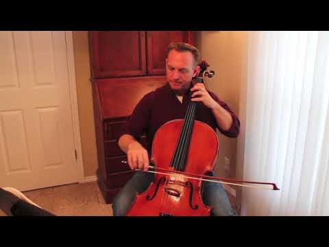 Chorus from Judas Maccabaeus Performance from Suzuki Cello Book 2 by Handel - with Kayson Brown