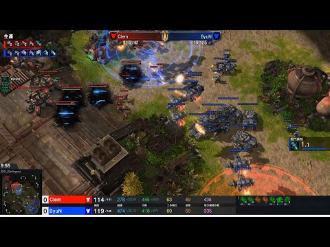 StarCraft II IEM Katowice 2022 Feb25 ByuN(T) v Clem(T) Game 3 MAPS- [ESL] Berlingrad