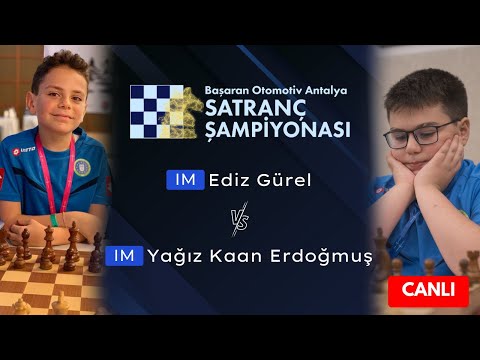 IM Ediz Gürel vs IM Yağız Kaan Erdoğmuş | Başaran Otomotiv Antalya Satranç Şampiyonası