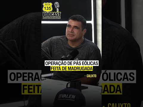 O TRANSPORTE DE PÁ ÉOLICA PARA PAULINO NEVES.