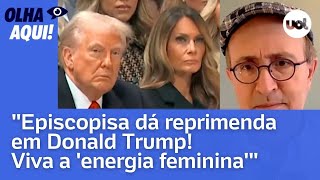 Reinaldo: Bispa dá reprimenda em Trump, que caça imigrantes e solta bandidos supremacistas nos EUA
