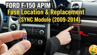 Ford F-150 APIM Fuse Location & Replacement (SYNC Module) (2009-2014)