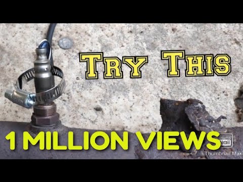 How to Remove Stuck O2 Sensor With a Hose Clamp Trick, Best Cheapest Technique.