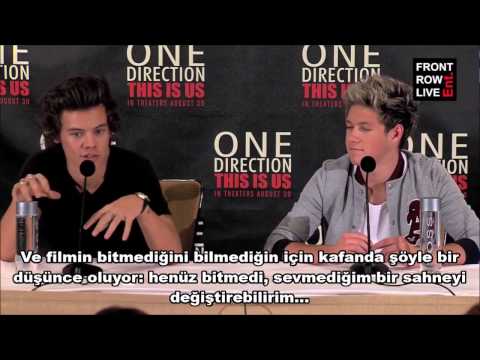 Harry ve Niall - This Is Us Press Conference (Türkçe Altyazılı)
