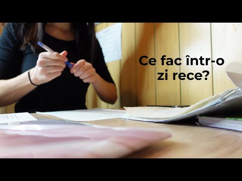 A cold day with me: paper organization and financial challenges!