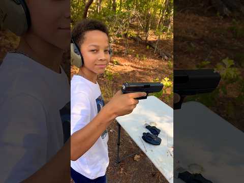 Can my 10 year old handle the 40. Cal?  #shorts