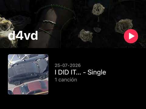 I Did It Lyrics – D4vd