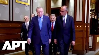 Germany’s Merz Holds Bilateral Talks With Turkey’s Erdogan in Ankara | APT