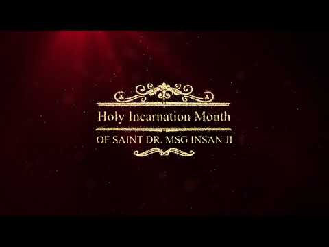 Heartfelt greetings to all | 54th Incarnation month 2021 | St. Dr. Gurmeet Ram Rahim Singh Ji Insan