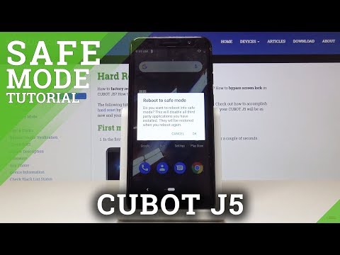 How to Enter Safe Mode in CUBOT J5 - Deactivate 3rt Party Applications