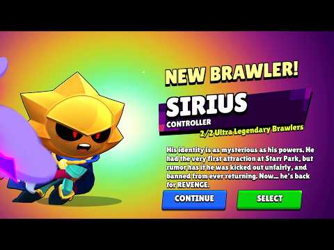 SIRIUS | UNLOCK, SKINS, PINS, VOICE LINES | Brawl Stars
