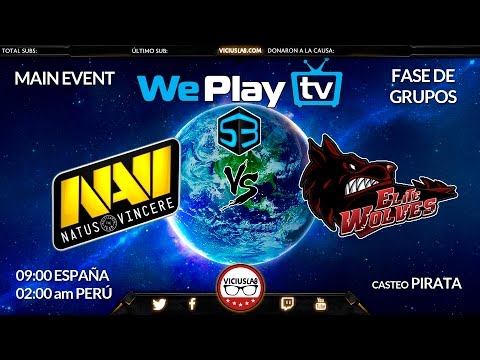 DOTA 2 - NAVI vs ELITE WOLVES - Group Stage - WEPLAY S3 - Viciuslab