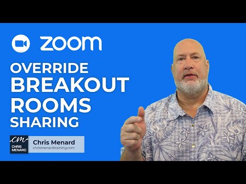Zoom Share Screen to all Breakout Rooms | Zoom Training