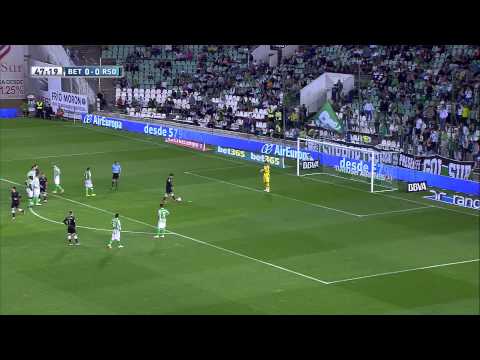 Goal of Vela (0-1) Real Betis - Real Sociedad - HD