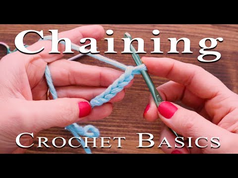 Crochet Chain - Crochet Basics Slow Easy and Simple Chaining Tutorial