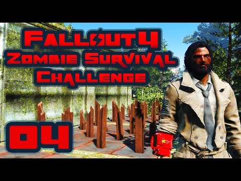 Let's Play Fallout 4: Zombie Survival Challenge - Part 4 - My Kingdom For Some Lead