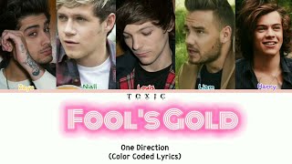 One Direction - Fool&#39;s Gold [Color Coded Lyrics]
