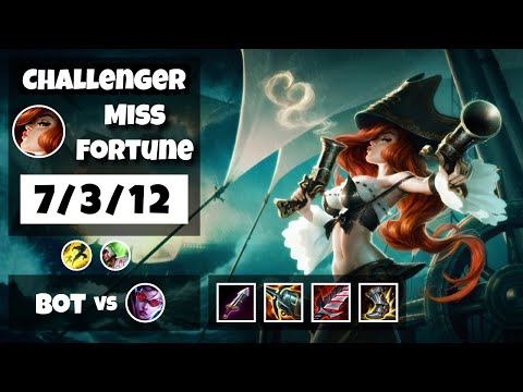 Miss Fortune vs Vayne BR Challenger BOT (7/3/12) - v11.13