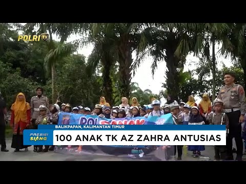 POLDA KALTIM SAMBUT HANGAT KUNJUNGAN EDUKATIF SISWA SISWI