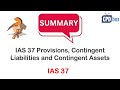 IAS 37 Provisions Contingent Liabilities And Contingent Assets Summary 2025