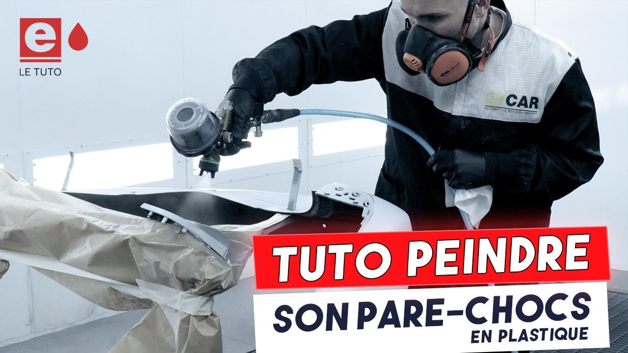 Tuto : Peindre son pare-chocs en plastique.